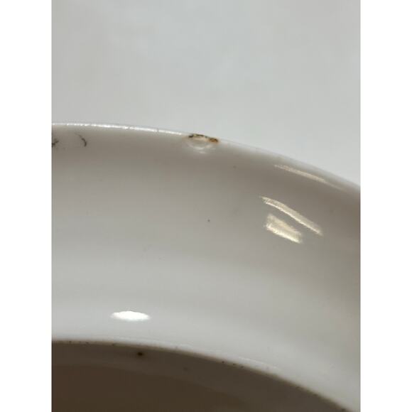 Antique Pink Lusterware Porcelain Saucer Unmarked 6" Victorian Trinket Dish - Picture 6 of 6